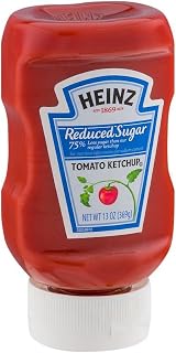 HEINZ Tomato Ketchup with No Sugar Added (6 ct Pack, 13 oz Bottles)