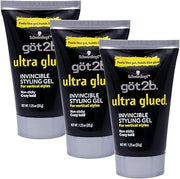 Got2B (3Pack) [GOT 2B] ULTRA GLUED INVINCIBLE STYLING GEL 1.25OZ