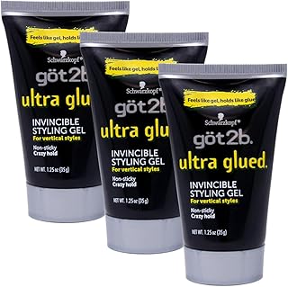 Got2B (3Pack) [GOT 2B] ULTRA GLUED INVINCIBLE STYLING GEL 1.25OZ