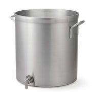 Classic Select 100 Qt. Hvy Duty Alum. Stock Pot w/ Faucet by Vollrath – 100 Quarts, Aluminum, Silver, Model 913-732