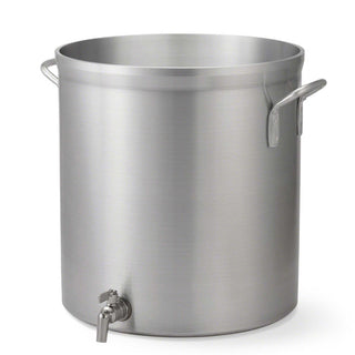 Classic Select 100 Qt. Hvy Duty Alum. Stock Pot w/ Faucet by Vollrath – 100 Quarts, Aluminum, Silver, Model 913-732