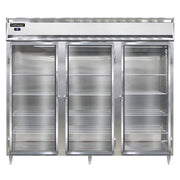 Designer Line Extra-Wide Three Section Reach In Glass Door Refrigerator by Continental Refrigerator – Model DL3RE-GD