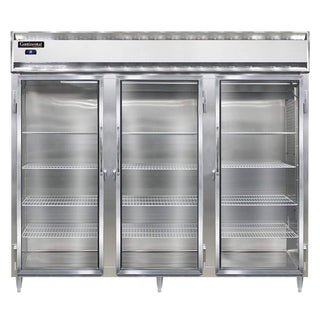 Designer Line Extra-Wide Three Section Reach In Glass Door Refrigerator by Continental Refrigerator – Model DL3RE-GD