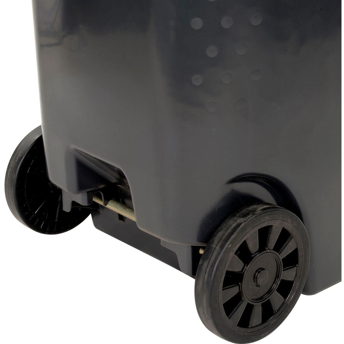 Mobile Heavy Duty Trash Container by OTTO – 95 Gallon, 95.0 gallons, Polyethylene, Gray, Model 237281GY