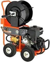 General Wire Gas Water Jet Drain/Sewer Cleaning Machine W/200' x 3/8"Hose CM-300 Cart Reel,JM-3000-A