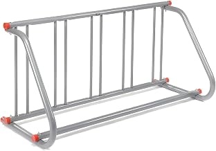 Global Industrial 61-5/8"L Single-Sided Grid Bike Rack, 5-Bike Capacity