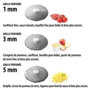 Food Mill Flotte Lotte by GEFU – 20 x 20 x 20 cm, Stainless Steel, Multicolour, Model 89210