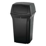 Rubbermaid Commercial Products Black / 35 Gallon / With Doors Trash, Recycling & Compost