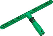 UNGER Commercial 18" Ergonomic T-Bar Window Washer Handle, Case of 10 – Two-Component Grip with Water Wells for Enhanced Control and Water Retention EH450