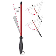 Knife Sharpener Sieger-Long-Life From Sintered Ruby by Westmark – A, Plastic, Red / Black, Model 19722260