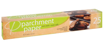 DollarItemDirect 25 SQ FT PARCHMENT PAPER 12 IN ROLL #HPARCH25-24 BI-LINGUAL, Case Pack of 24, 1