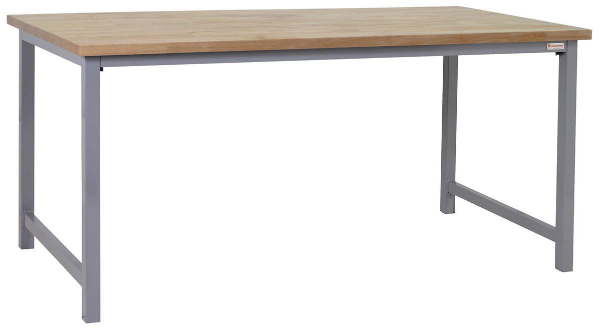 Polk Series Workbench with 1" Thick Oiled Solid Maple Top by BenchPro – Steel, Model PW2460