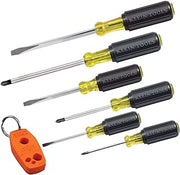 KLEIN TOOLS 85146 Screwdriver Set with Magnetizer / Demagnetizer for Magnetic Tips 3 Slotted, 3 Phillips, Home Improvement, 7-Piece