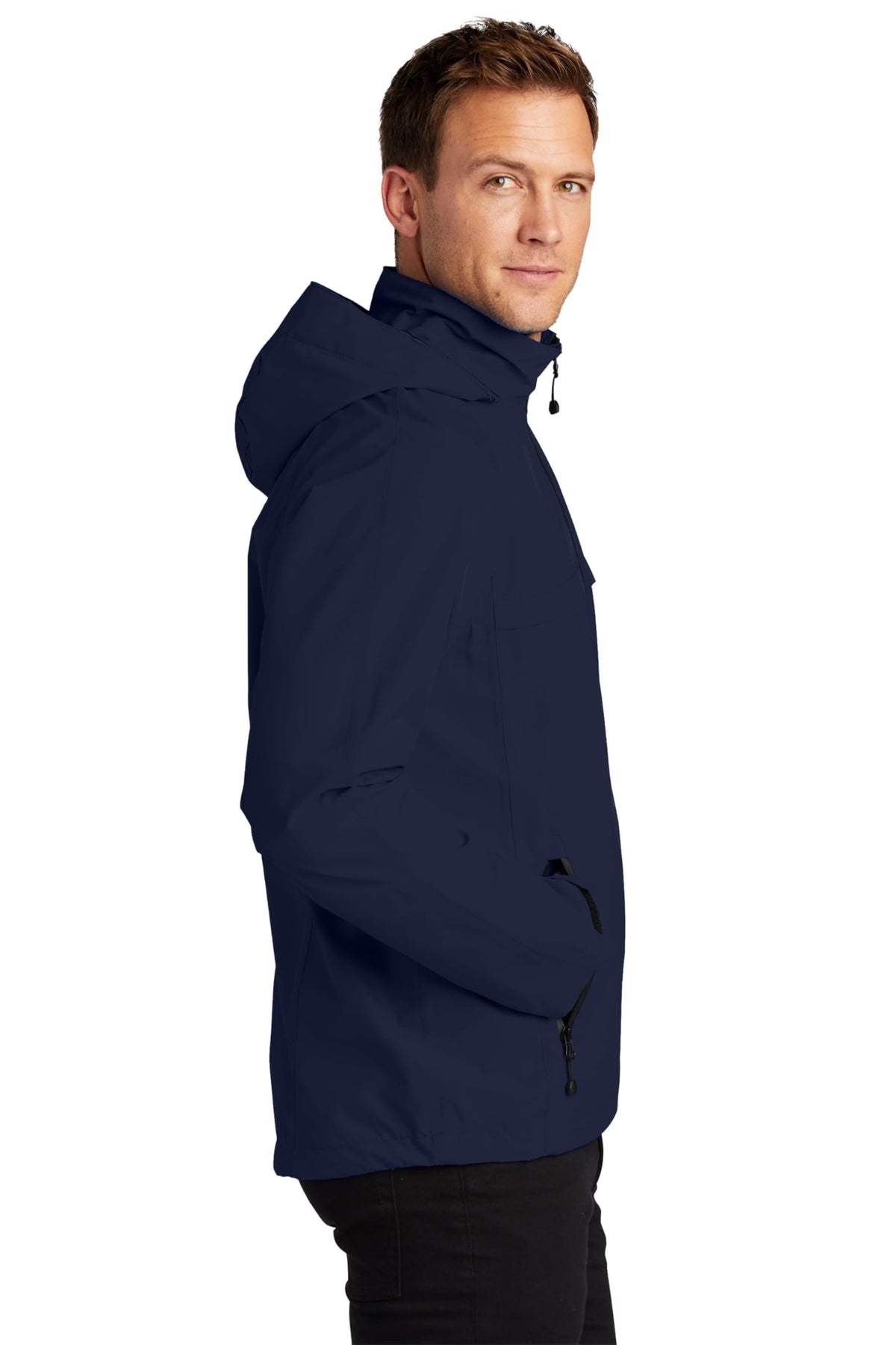 Men's Tall Torrent Waterproof Jacket by Port Authority – X-Large Extra Tall, True Navy, Model Tlj333