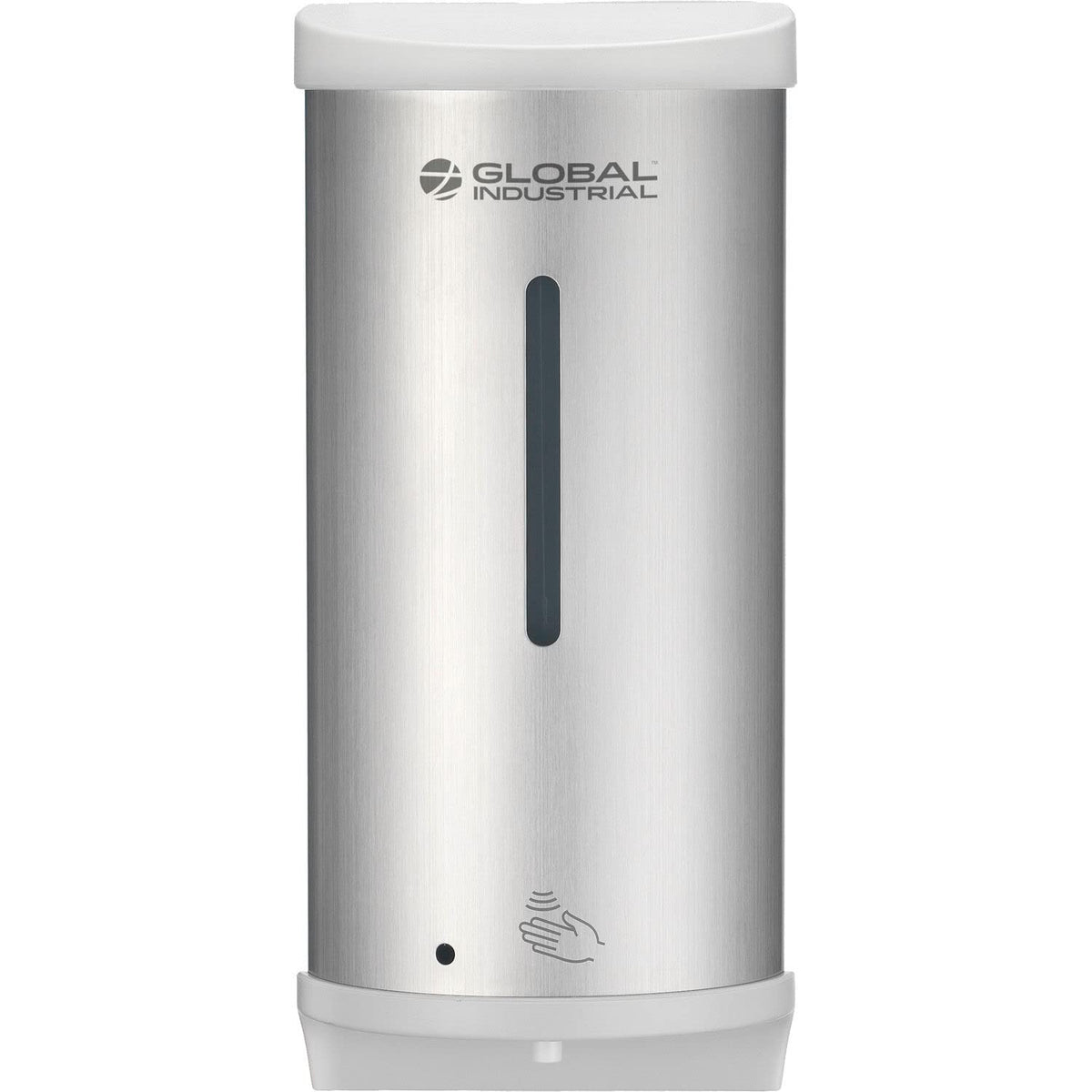 Automatic Liquid Hand Sanitizer/Soap Dispenser by Global Industrial – Stainless Steel, Silver, Model HK-MSD11