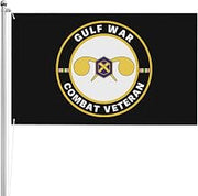 Us Chemical Corps Gulf Combat Veteran 3x5 Ft Double Sided Flag 3 Ply Vivid Print Banner For Yard Garden Outdoor Decor