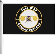Us Chemical Corps Gulf Combat Veteran 3x5 Ft Double Sided Flag 3 Ply Vivid Print Banner For Yard Garden Outdoor Decor