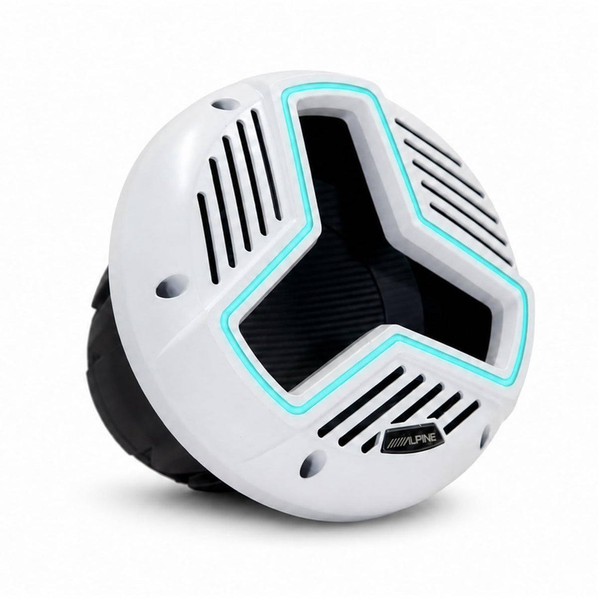 Marine 12" Infinite Baffle Subwoofer (White) by Alpine – Model MRN-W12S4-IB-LW