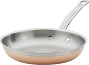 Hestan CopperBond Collection - 100% Pure Copper Frying Pan, Induction Cooktop Compatible, 8.5-Inch