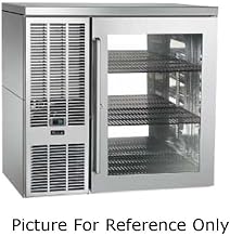 Perlick PTS36 36"W 1 Section Back Bar Pass-Thru Refrigerator