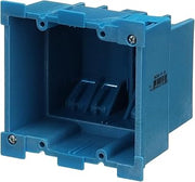 Carlon BH234R Outlet Box, Old Work, 2 Gang, 3-7/8-Inch Length by 2-3/8-Inch Width by 3-5/8-Inch Depth, Blue