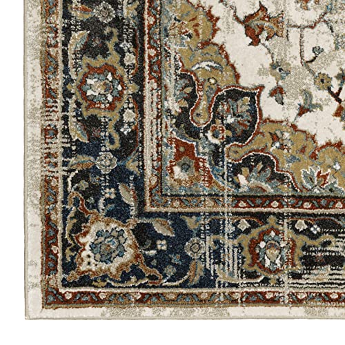 Oriental Weavers 7" x 2'3" (Runner) / Beige / Modern Area Rugs