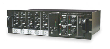 Multizone-Multisource Amplifier by Speco Technologies – Metal, Model PL200M