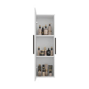 DEPOT E-SHOP White/Dark Walnut / 1 Medicine Cabinets
