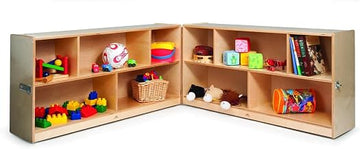 Birch Laminate 30" Storage Cabinet, Fold And Roll