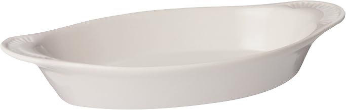 Browne Foodservice 564012W Oval Lasagna Baker, 12 oz Capacity