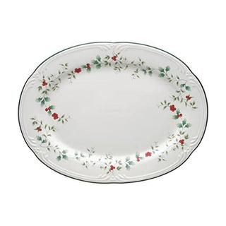 Pfaltzgraff Winterberry Stoneware Platter, 14 Inch, Multicolor