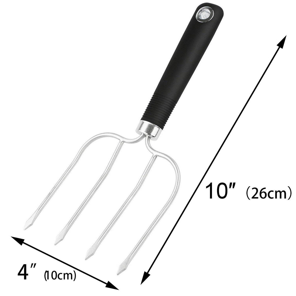 KAYCROWN Turkey Lifter Forks, Stainless Steel, Set of 2, Silver