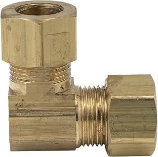 BrassCraft 65-5 5/16 O.D. by 5/16 Union Elbow, Rough Brass