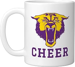 Bloomfield High School Indians Cheer Ceramic Mug, White, 11oz
