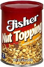 Fisher Nut Topping, Mixed Nut Variety, 5-Ounce Can