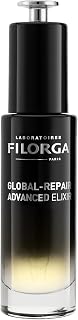 Filorga Global-Repair Advanced Elixir, Anti-Aging Face Treatment Repairs the Skin Barrier with a Rejuvenating Formula of Ceramides, Precious Oils, & Rose Extract to Reduce Wrinkles, 1.01 fl oz