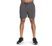 Men's Weekend Lightweight Athletic 7” Short by Skechers – Polyester Blend, Asphalt, Model SH174
