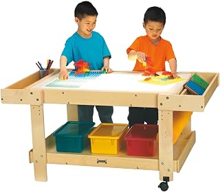 Jonti-Craft 58505JC Creative Caddie Light Table with 2 Bins
