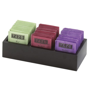 Packet Organizer by CAL-MIL – Bamboo, Black, Model 1246-96