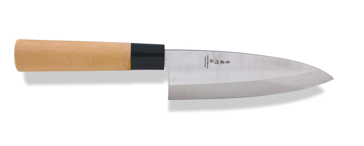 KN312 Deba Knife by CRESTWARE – 7", Stainless Steel, Silver, Model H&K-27118