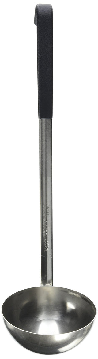 8 oz Stainless Steel Ladle w/ Black Kool-Touch® Handle by Vollrath – 8 oz, Stainless Steel, Black, Model 58066