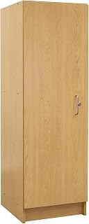 Tot Mate Single-Door Tall Cabinet (Fully Assembled, Maple/Maple)