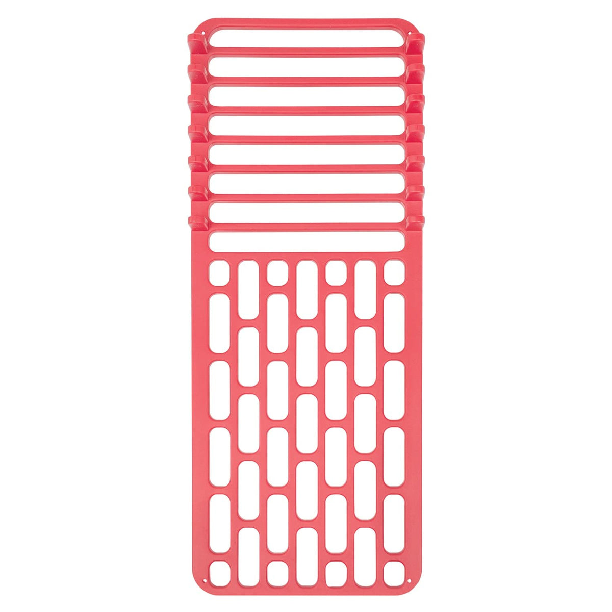 Dish Drying Mat with Rack (Red) by Cuisinart – Standard, Plastic, Red, Model 18US6251RED