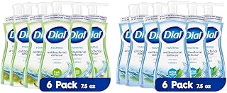 Dial Antibacterial Foaming Hand Wash Fresh Pear and Spring Water, 7.5 fl oz (Pack of 6)