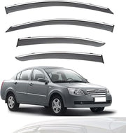 Window Visor for Chery Elara MK1 2006-2007-2008-2009-2010,Out-Channel Sun Rain Shades Window Vent Deflectors Vehicle Specific Fit Shatterproof Rain Protection & Ventilation