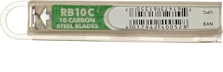 Commercial 4" Floor Scraper 10 Replacement Blades Reversible RB10C | Light-duty; Sharp side removes paint, stickers; blunt side tackles cement and stucco; Designed to fit specific Unger scrapers