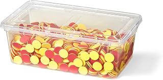 hand2mind Foam Two Color Counters Classroom Kit, Red and Yellow Chips, Double Sided Counters for Kids Math, Quiet Math Manipulatives, Elementary Teacher Must Haves (Set of 1,000)