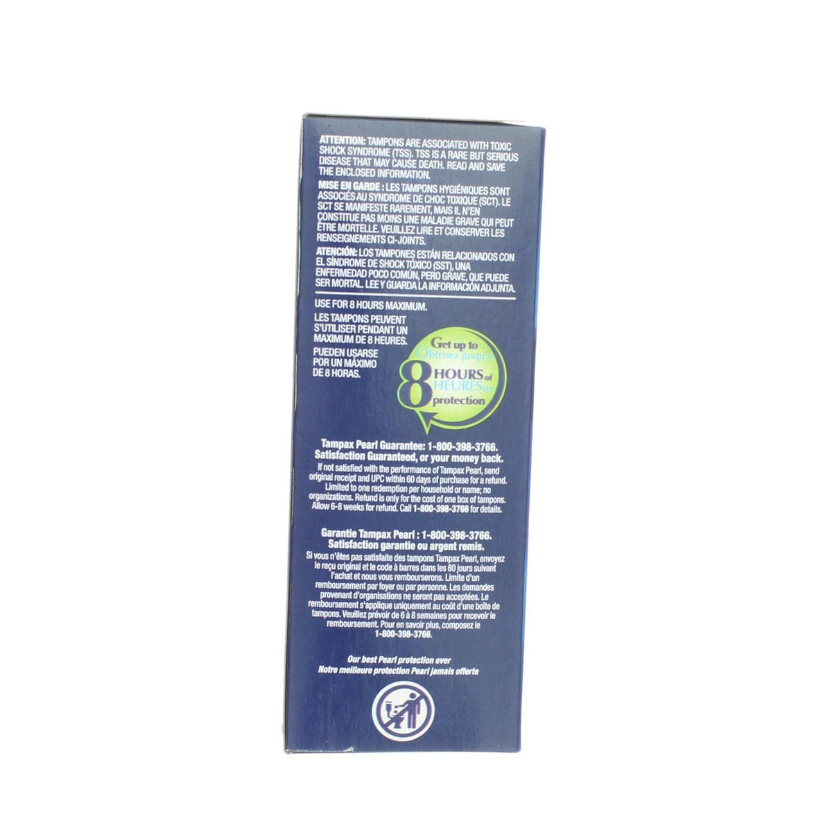 Pearl Super by Tampax – Plastic, Pack of 4, Model 452361