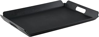 G.E.T. RST-1523-BK Non-Skid Room Service Serving Tray, 15.25" x 21.25", Black