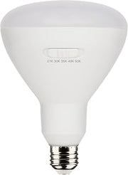 Satco 13W BR40 LED Bulb, 5-CCT, 1075 Lumens, E26 (2 Bulbs)